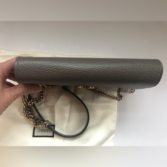 Gucci GG interlocking wallet on chain - Picture 5 of 12